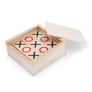 Tic Tac Toe Spiel aus Holz für Ihr Marketing